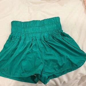Green Free People The Way Home Shorts